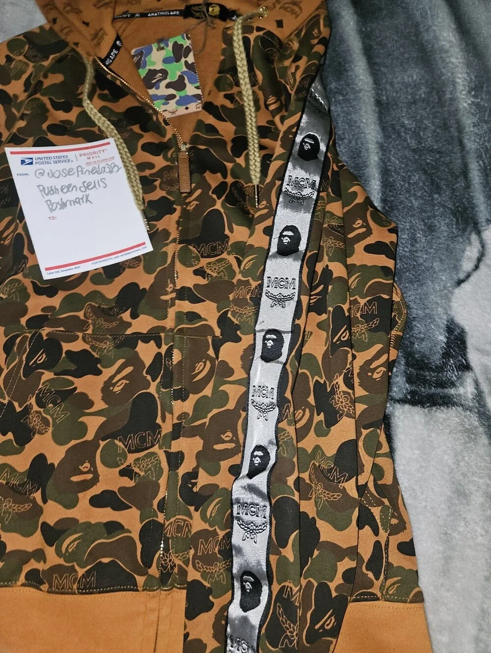 MCM bape collab